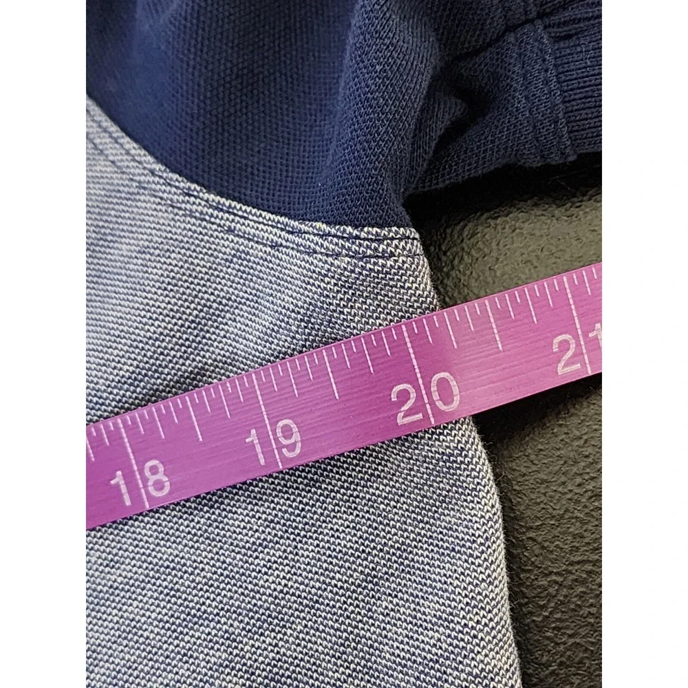 Banana Republic 78 Logo Polo Mens Size Medium Short Sleeve Blue 3‎ Button Shirt